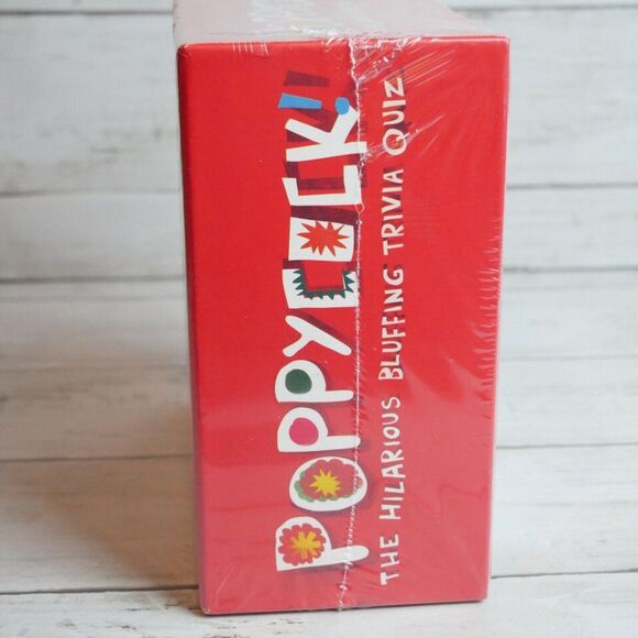Poppycock: The Hilarious Bluffing Trivia Quiz Game Clarendon Games NEW SEALED - Picture 4 of 5